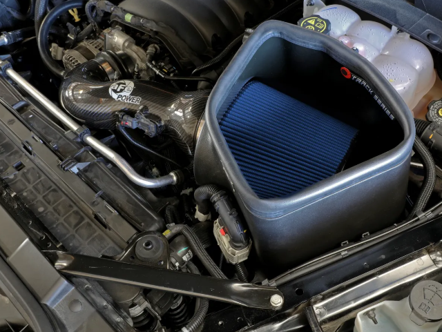 Track Series Carbon Fiber Cold Air Intake System w/Pro 5R Filter