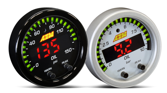 AEM X-Series Fluid Pressure Gauge Kit