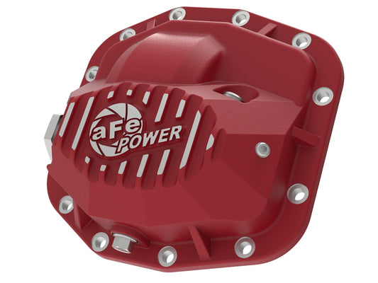 Pro Series Front Differential Cover Red w/ Machined Fins