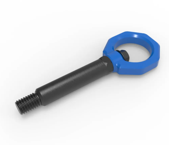 aFe CONTROL Rear Tow Hook Blue