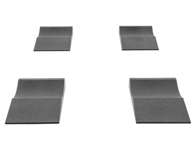 14" W FLATSTOPPERS CAR STORAGE RAMPS - 4 PACK