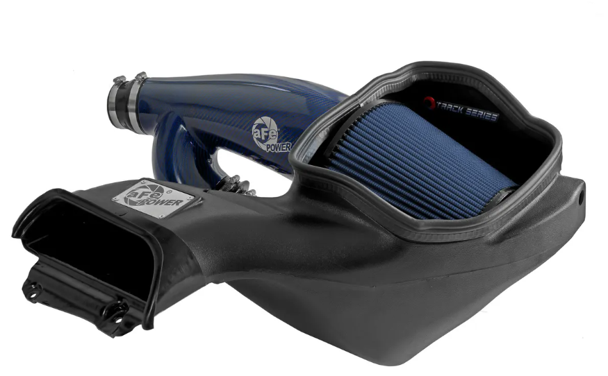 Track Series Blue Kevlar Carbon Fiber Cold Air Intake System w/ Pro 5R Filter