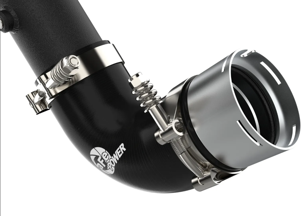 BladeRunner Aluminum Hot and Cold Charge Pipe Kit Black