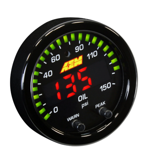 AEM X-Series Fluid Pressure Gauge Kit
