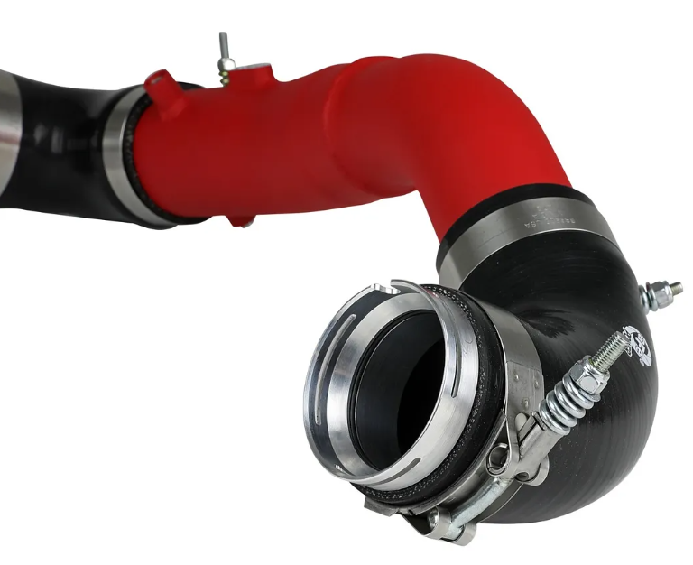 BladeRunner 2-1/2 IN Aluminum Hot Charge Pipe Red