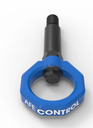 aFe CONTROL Front Tow Hook - Blue