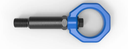 aFe CONTROL Front Tow Hook - Blue