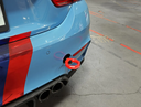 aFe CONTROL Rear Tow Hook Red